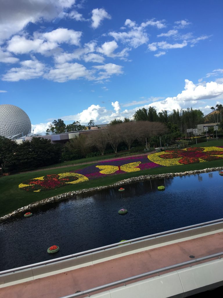 Epcot from the Monorail