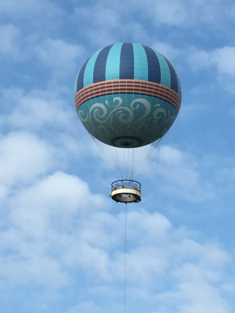 Balloon ride at Disney Springs