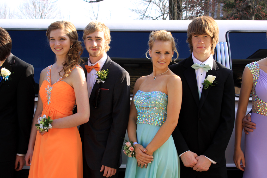 Stephanie, Marcus, Ryan and Derick (Prom 2014)