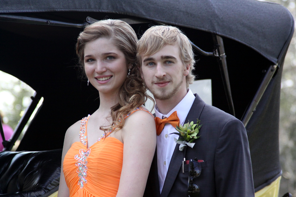 Stephanie and Marcus at Granville Prom 2014