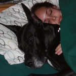 Gunter and Ashley sharing the bed